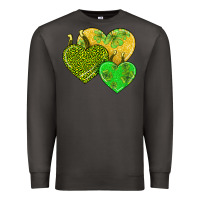 Smoke st patricks day hearts Premium Sweatshirt - AdoDesignShop
