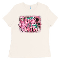 Bone i wear pink for my mom Ladies Tee - CowGirlArtShop