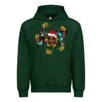 Forest Green joy Sunflower Urban Hoodie - JahusDesignShop