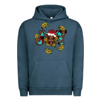 Pigment Midnight Navy joy Sunflower Urban Hoodie - JahusDesignShop