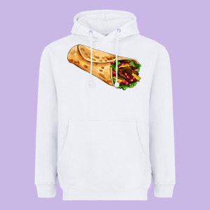 Burrito Heavyweight Hoodie Designed By Adodesignshop