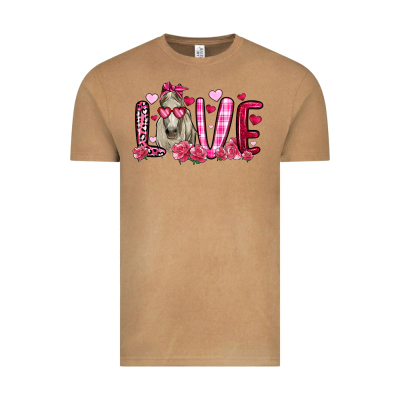 Valentines Day Love Horse Vintage Tee by OliviaCreatesArt | Teevron