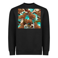 Black astec cowhide highlands cow Heavyweight Sweatshirt - BarkalooDesign