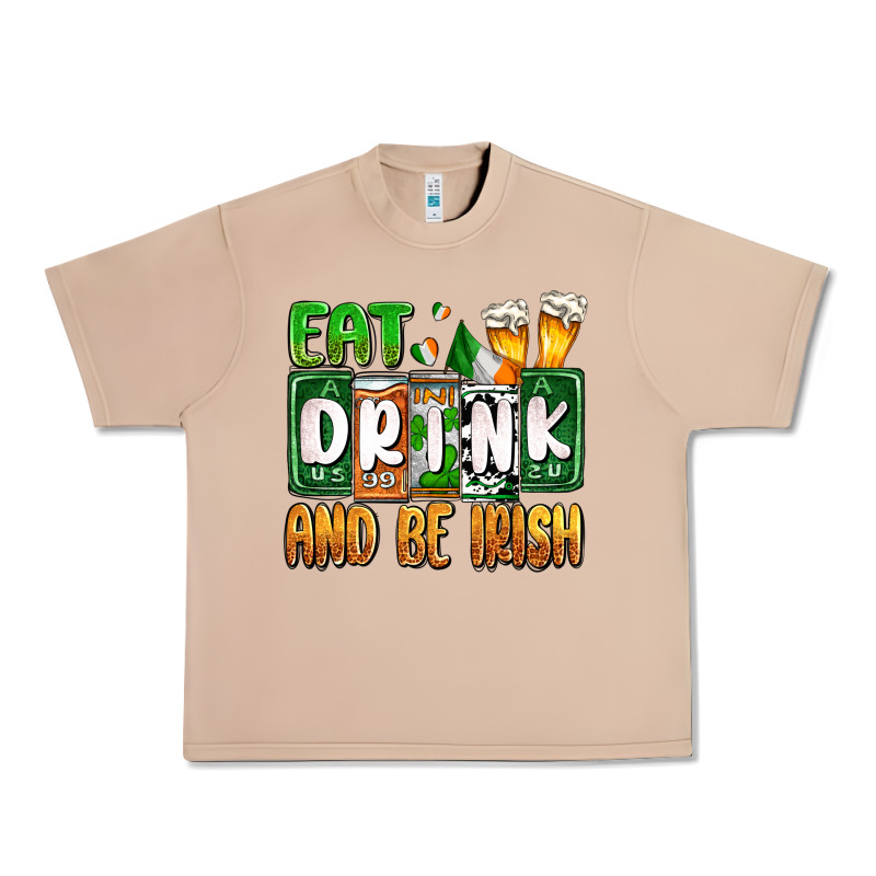 St. Patrick's Eat Drink And Be Irish Urban Heavy Tee by OliviaCreatesArt | Teevron