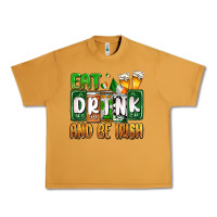 Peanut Butter St. Patrick's Eat drink and be Irish Urban Heavy Tee - OliviaCreatesArt