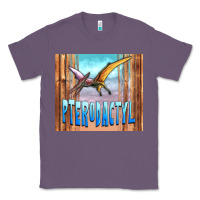 Lavender dinosaur pterodactyl Classic Tee - Artiststas
