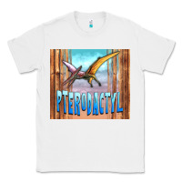 White dinosaur pterodactyl Classic Tee - Artiststas