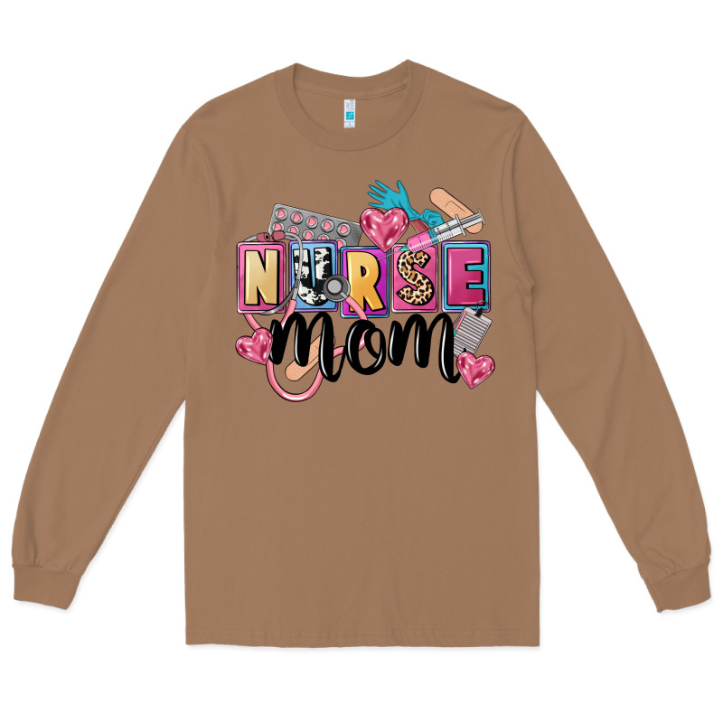 Nurse Mom Long Sleeve Tee by FaDigitalArtStudio | Teevron