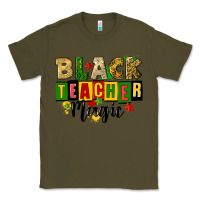 Army Green black teacher magic juneteenth Classic Tee - CowGirlArtShop