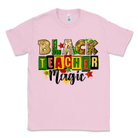 Bubblegum Pink black teacher magic juneteenth Classic Tee - CowGirlArtShop