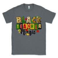 Charcoal Heather black teacher magic juneteenth Classic Tee - CowGirlArtShop