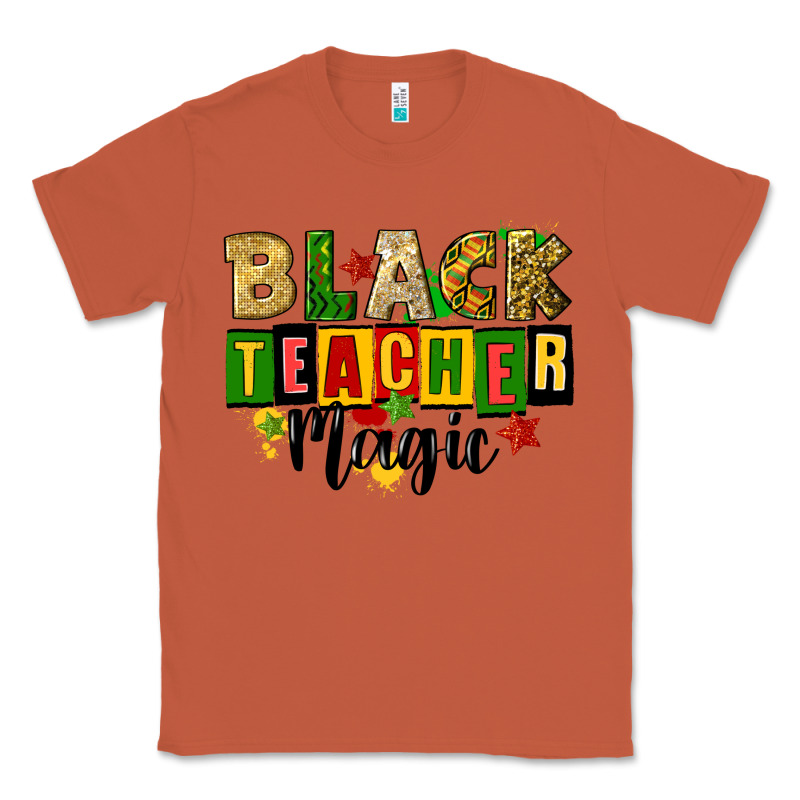 Black Teacher Magic Juneteenth Classic Tee by CowGirlArtShop | Teevron