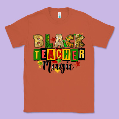 Black Teacher Magic Juneteenth Classic Tee Designed By Cowgirlartshop