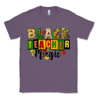 Lavender black teacher magic juneteenth Classic Tee - CowGirlArtShop