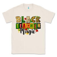Natural black teacher magic juneteenth Classic Tee - CowGirlArtShop