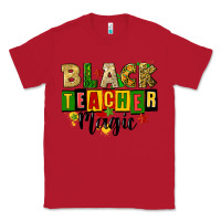 Red black teacher magic juneteenth Classic Tee - CowGirlArtShop