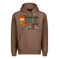 Chestnut whatever spices your pumpkin Premium Hoodie - CowhideDigitalArt