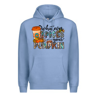 Colony Blue whatever spices your pumpkin Premium Hoodie - CowhideDigitalArt