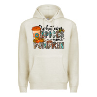 Oatmeal Heather whatever spices your pumpkin Premium Hoodie - CowhideDigitalArt