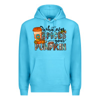 Ocean Blue whatever spices your pumpkin Premium Hoodie - CowhideDigitalArt