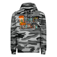Slate Camo whatever spices your pumpkin Premium Hoodie - CowhideDigitalArt