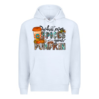 White whatever spices your pumpkin Premium Hoodie - CowhideDigitalArt
