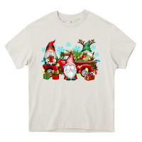 Cream christmas gnome truck Heavy Core Tee - texasbilliewilder
