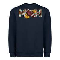 Navy american football mom Heavyweight Sweatshirt - BarkalooDesign