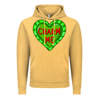 Vintage Mustard valentine's day hearts Vintage Hoodie - FaDigitalArtStudio