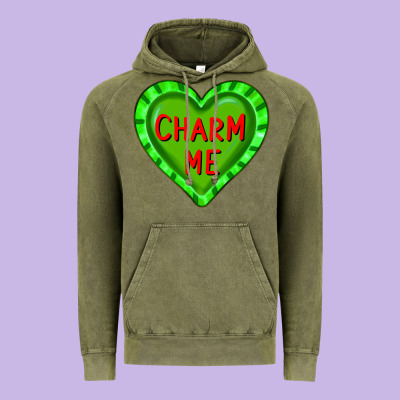Valentine's Day Hearts Vintage Hoodie Designed By Fadigitalartstudio