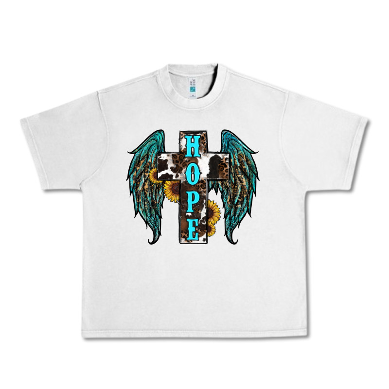 Western Wings Cross Hope Urban Heavy Tee by RanaPortraitStore | Teevron