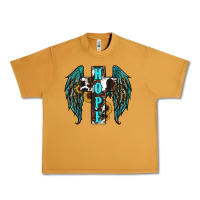 Peanut Butter Western Wings Cross Hope Urban Heavy Tee - RanaPortraitStore
