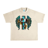 Sandshell Western Wings Cross Hope Urban Heavy Tee - RanaPortraitStore