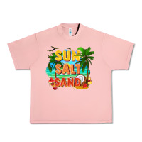 Salmon Sun salt sand Urban Heavy Tee - FaDigitalArtStudio