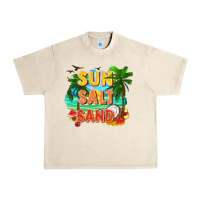 Sandshell Sun salt sand Urban Heavy Tee - FaDigitalArtStudio