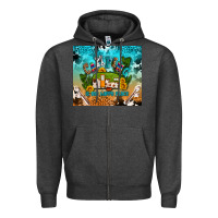 Charcoal Heather camping is my happy place Zipper Hoodie - AdoDesignShop