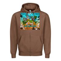 Chestnut camping is my happy place Zipper Hoodie - AdoDesignShop