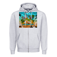 Heather Grey camping is my happy place Zipper Hoodie - AdoDesignShop