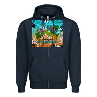 Navy camping is my happy place Zipper Hoodie - AdoDesignShop