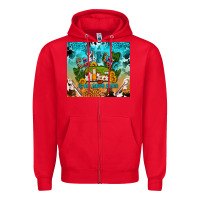 Red camping is my happy place Zipper Hoodie - AdoDesignShop
