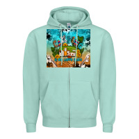 Seafoam camping is my happy place Zipper Hoodie - AdoDesignShop