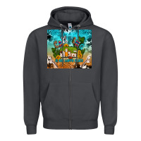 Smoke camping is my happy place Zipper Hoodie - AdoDesignShop