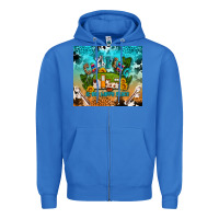 True Royal camping is my happy place Zipper Hoodie - AdoDesignShop