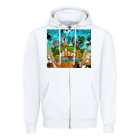 White camping is my happy place Zipper Hoodie - AdoDesignShop