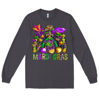 Smoke Mardi Gras Rainbow Long Sleeve Tee - BundleAndBundleShop