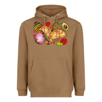 Empanadas Roses Onion Lime And Avocado Heavyweight Hoodie | Teevron