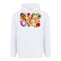 White empanadas roses onion lime and avocado Heavyweight Hoodie - AdoDesignShop