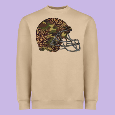 American Football Helmet Heavyweight Sweatshirt Designed By Barkaloodesign