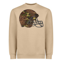 Mushroom American football helmet Heavyweight Sweatshirt - BarkalooDesign
