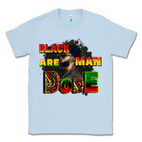 Dusty Blue black man are dope Classic Tee - CowGirlArtShop